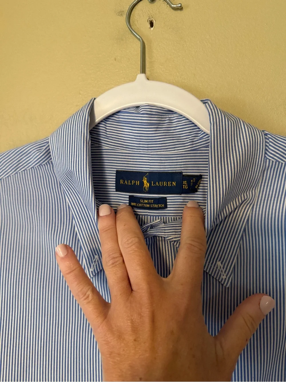 Polo by Ralph Lauren Light Blue Striped Button-Down Shirt